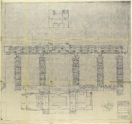 Modificación y ampliación del edificio principal. 1er piso numeración de los locales.