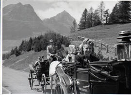 Colección fotográfica Benito Llambí- Eva Perón en Suiza
