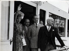 Colección fotográfica Benito Llambí- Eva Perón en Suiza