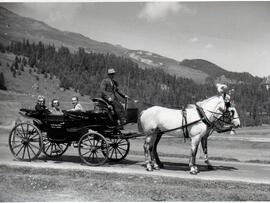 Colección fotográfica Benito Llambí- Eva Perón en Suiza