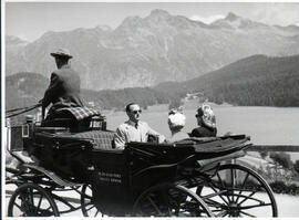 Colección fotográfica Benito Llambí- Eva Perón en Suiza