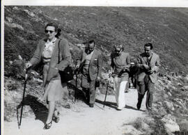 Colección fotográfica Benito Llambí- Eva Perón en Suiza
