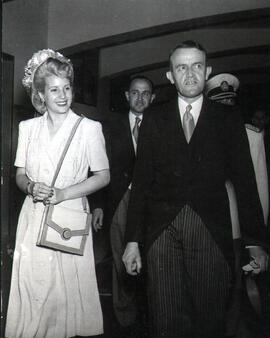 Colección fotográfica Benito Llambí- Eva Perón en Suiza