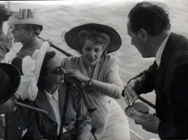 Colección fotográfica Benito Llambí- Eva Perón en Suiza