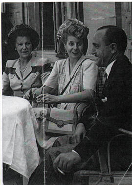 Colección fotográfica Benito Llambí- Eva Perón en Suiza