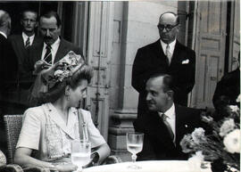 Colección fotográfica Benito Llambí- Eva Perón en Suiza