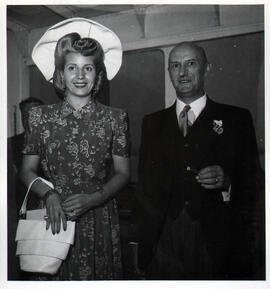 Colección fotográfica Benito Llambí- Eva Perón en Suiza