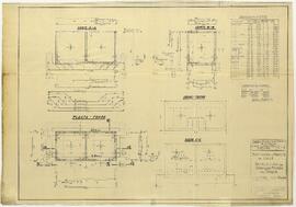 Modificación del pabellón de chile estructura de hormigón armado del tanque.