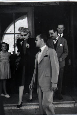 Colección fotográfica Benito Llambí- Eva Perón en Suiza