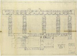 Modificación y ampliación del edificio principal. 2° piso numeración de los locales.