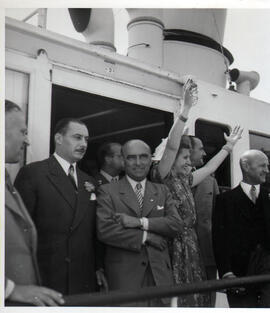 Colección fotográfica Benito Llambí- Eva Perón en Suiza